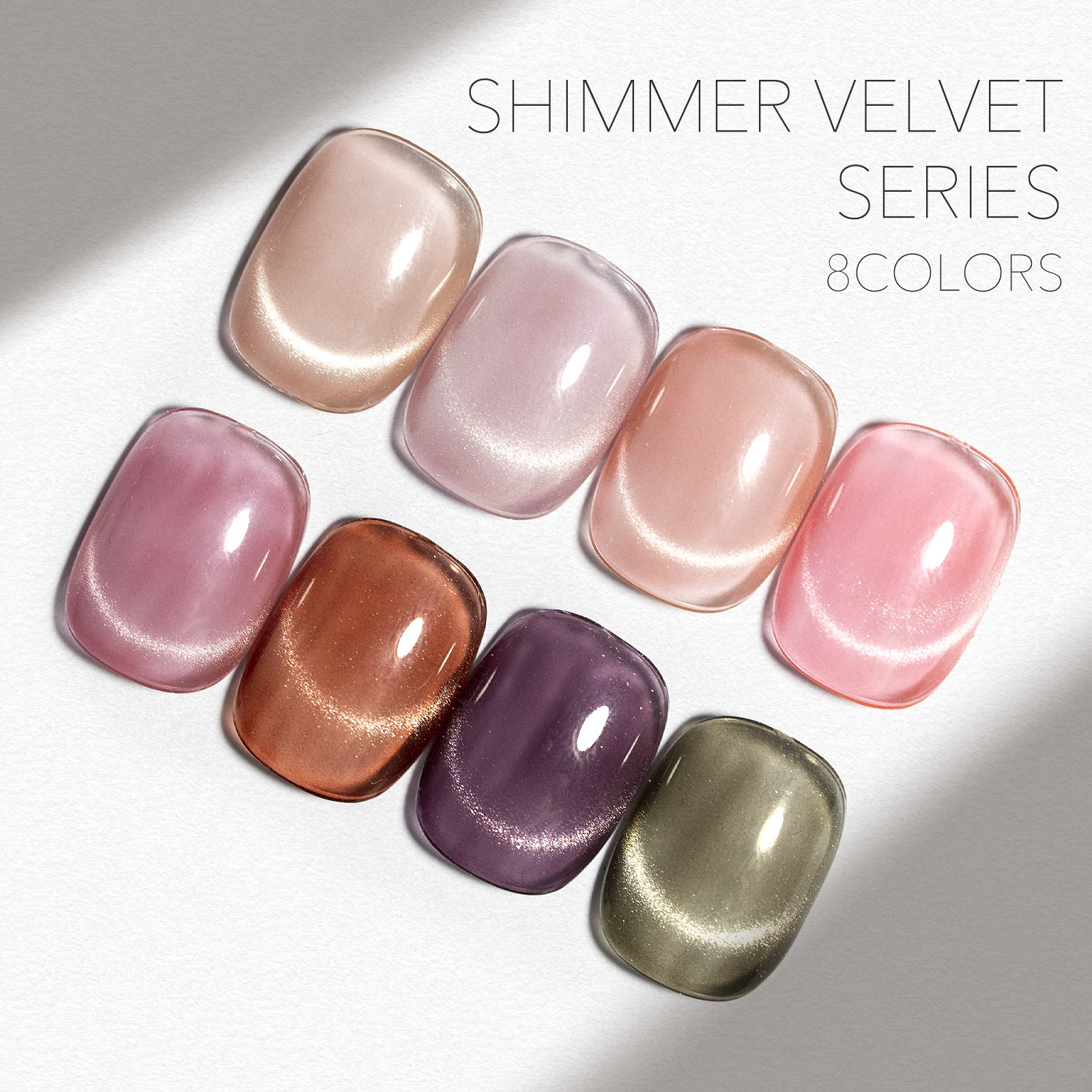 CANNI HEMA FREE  szett 8x9ml - Shimmer Velvet Collection