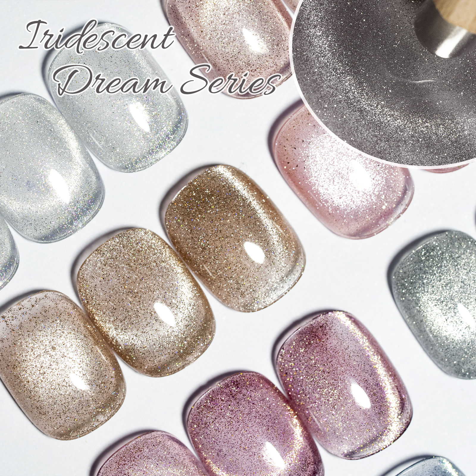 CANNI HEMA FREE  szett 8x9ml - Iridescent Dream Collection