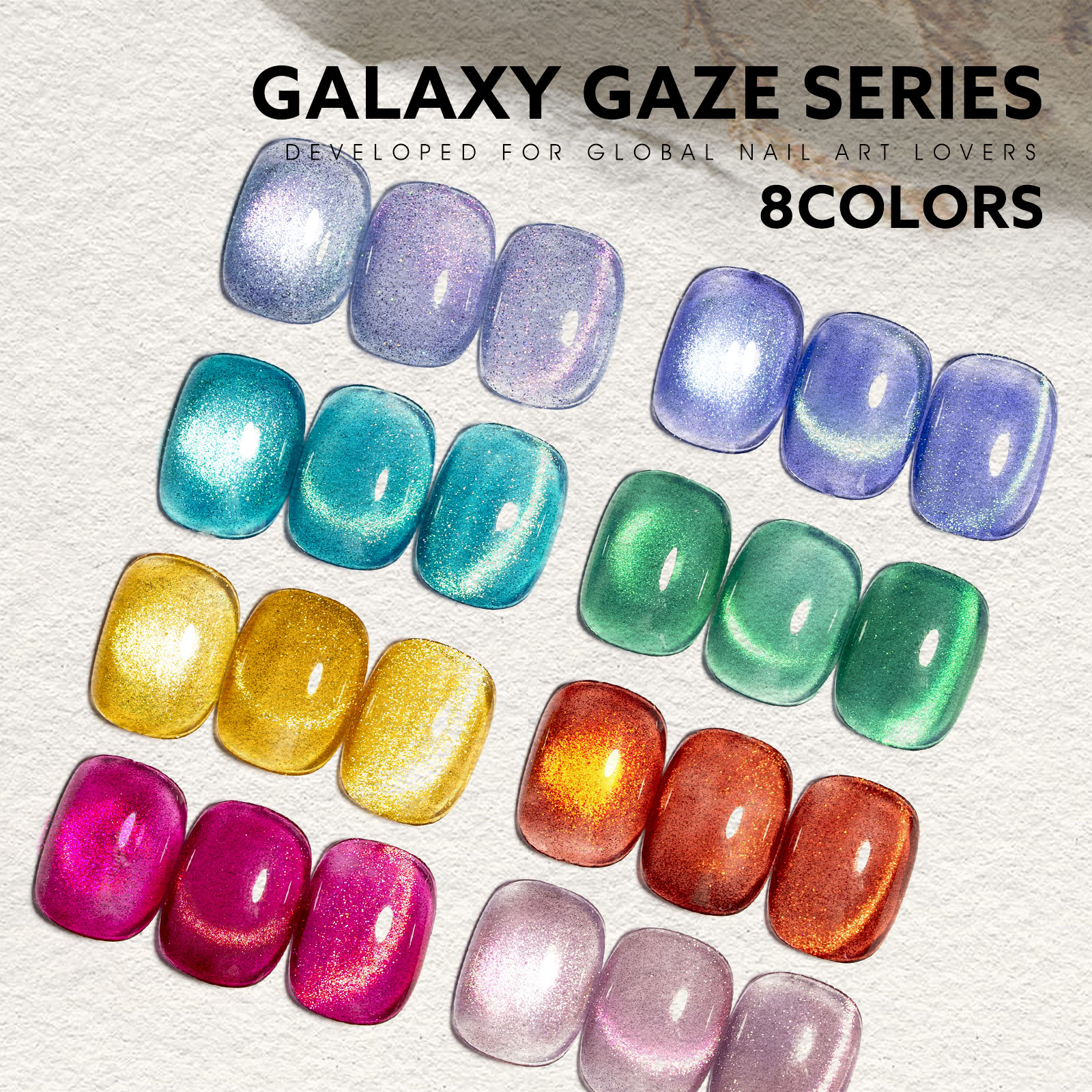 CANNI HEMA FREE  szett 8x9ml - Galaxy Gaze Collection