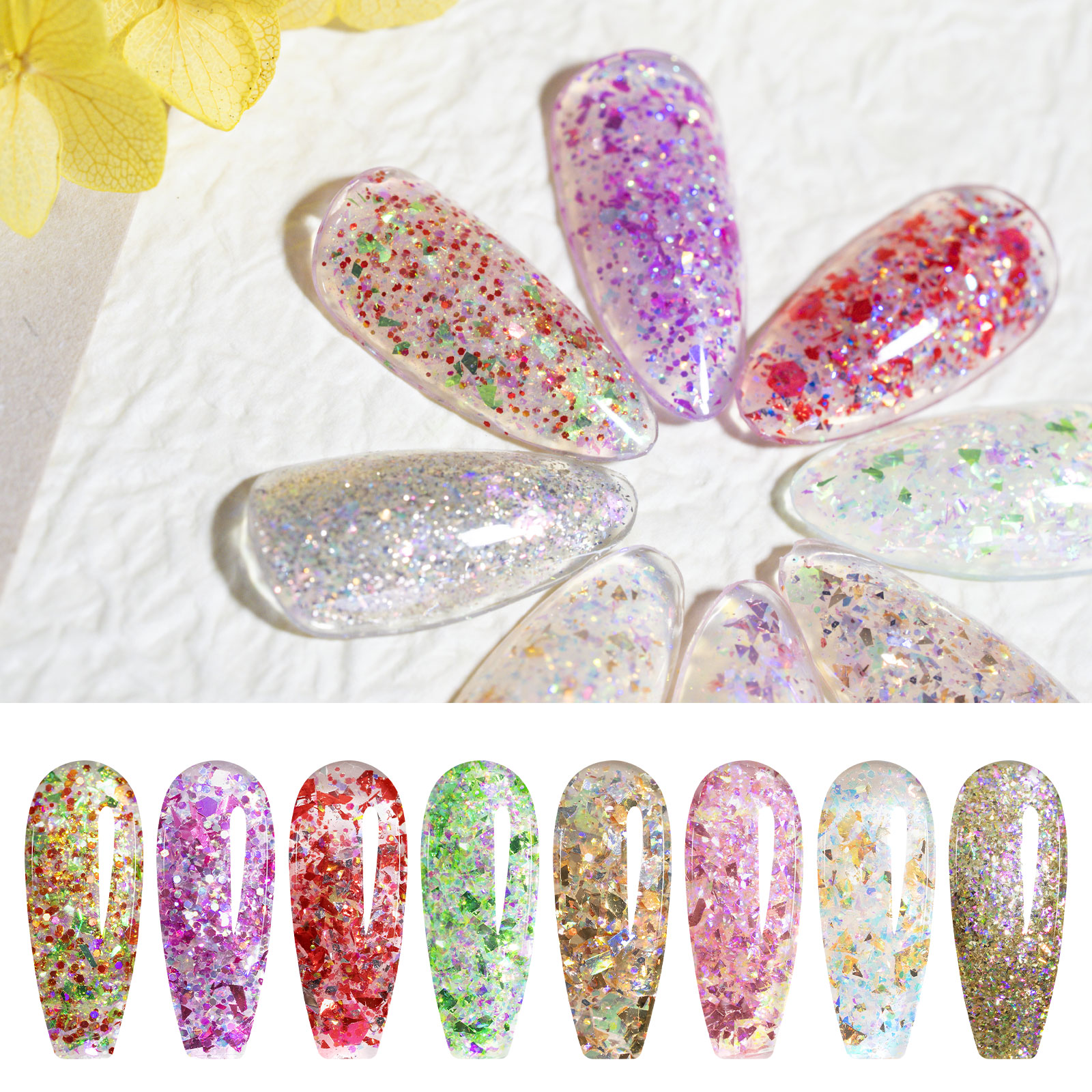 CANNI HEMA FREE  szett 8x9ml - Prism Flash Collection