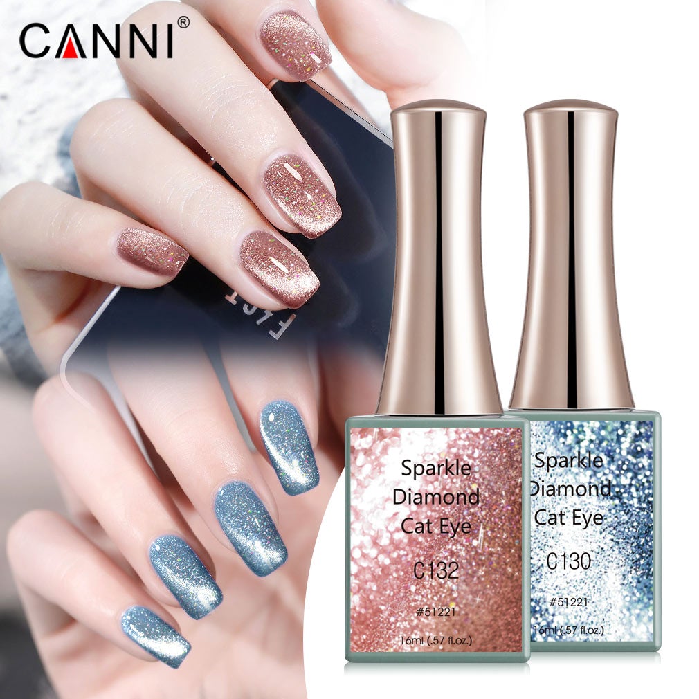 CANNI Sparkle Diamond Cat Eye UV/LED gél lakk 16 ml No.C128